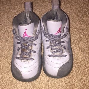 Nike Air Jordan 12 Retro GT Grey kid Pink Shoes